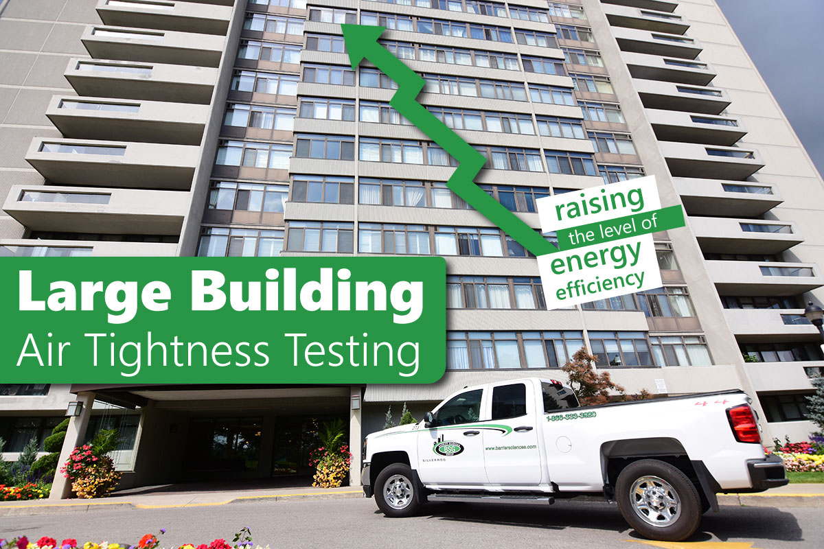 Large Building Air Tightness Testing