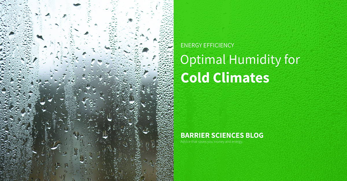 Optimal Humidity and temperature levels for cold climates